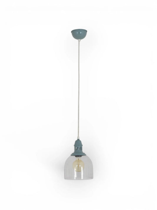 Glazen Hanglamp Mumbai Groen (E27)