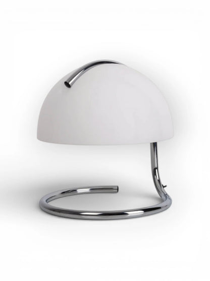Tafellamp Burano Wit/Zwart Glas - 25 cm (E27)