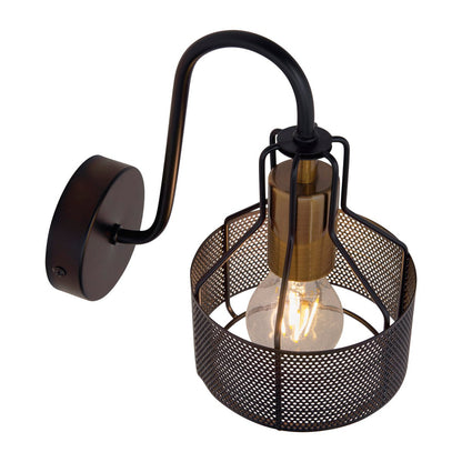 Wandspot Foro Metaal Zwart (E27)