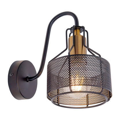 Wandspot Foro Metaal Zwart (E27)