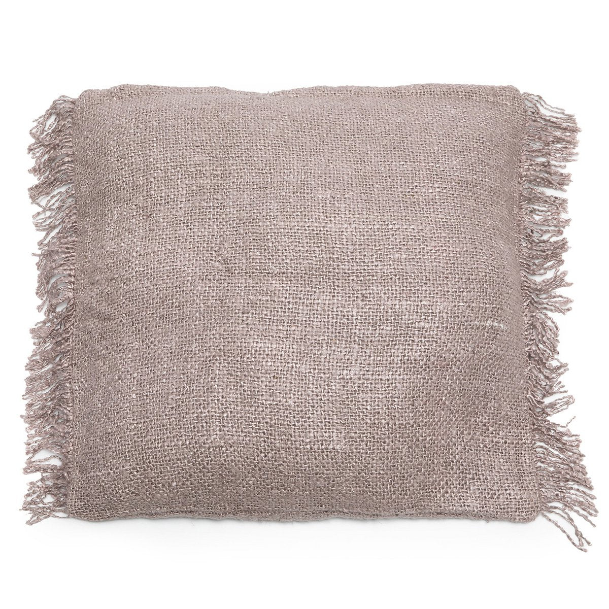 Katoenen kussenhoes Kussenhoes parelgrijs - 60x60 cm