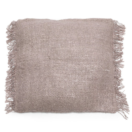 Katoenen kussenhoes Kussenhoes parelgrijs - 60x60 cm
