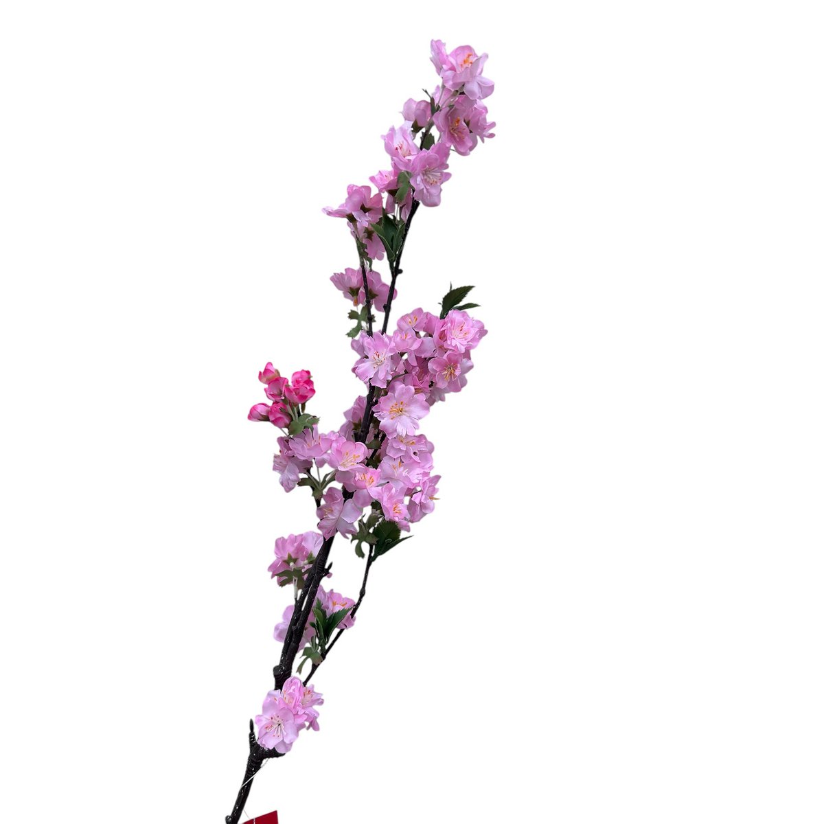 Zijden kunstbloem Kanzan roze - 110 cm