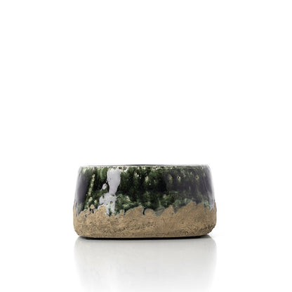 Planter Moss bowl betonggroen laag