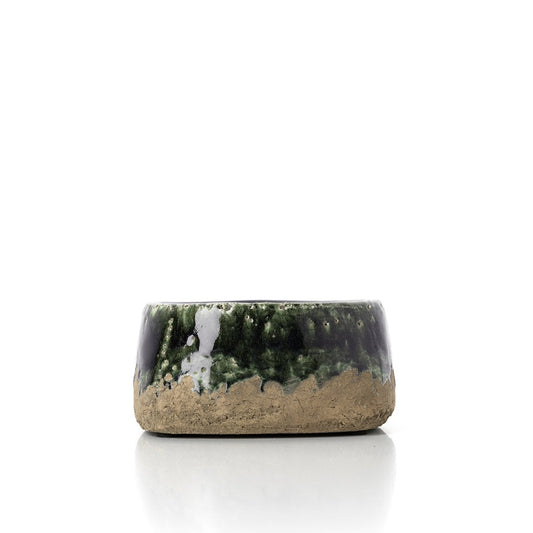 Planter Moss bowl betonggroen laag