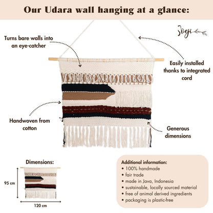 Wandkleed Macramé Udara - 120x95 cm