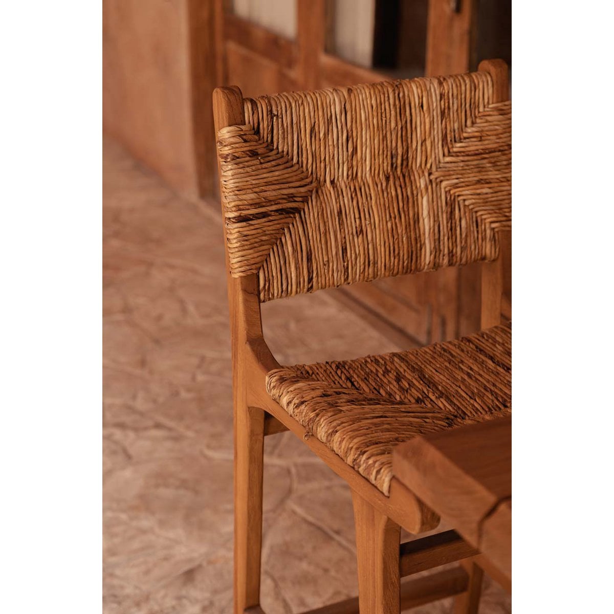 Houten barkruk Puquta naturel