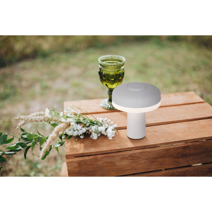 Snoerloze Tafellamp Pilu Wit - 16,5 cm (Touch/Dimbaar)