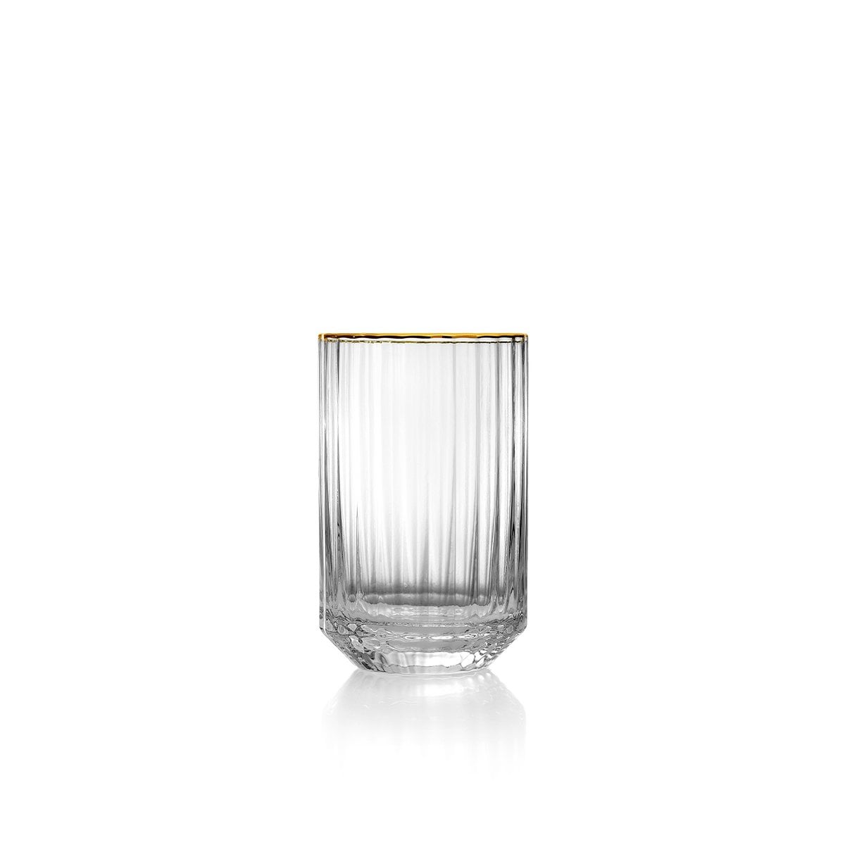 Glazen tumbler Gouden sip natuurlijk goud