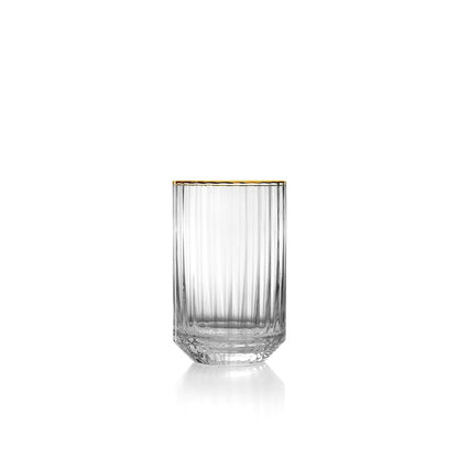 Glazen tumbler Gouden sip natuurlijk goud