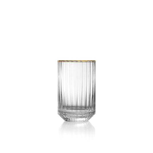Glazen tumbler Gouden sip natuurlijk goud