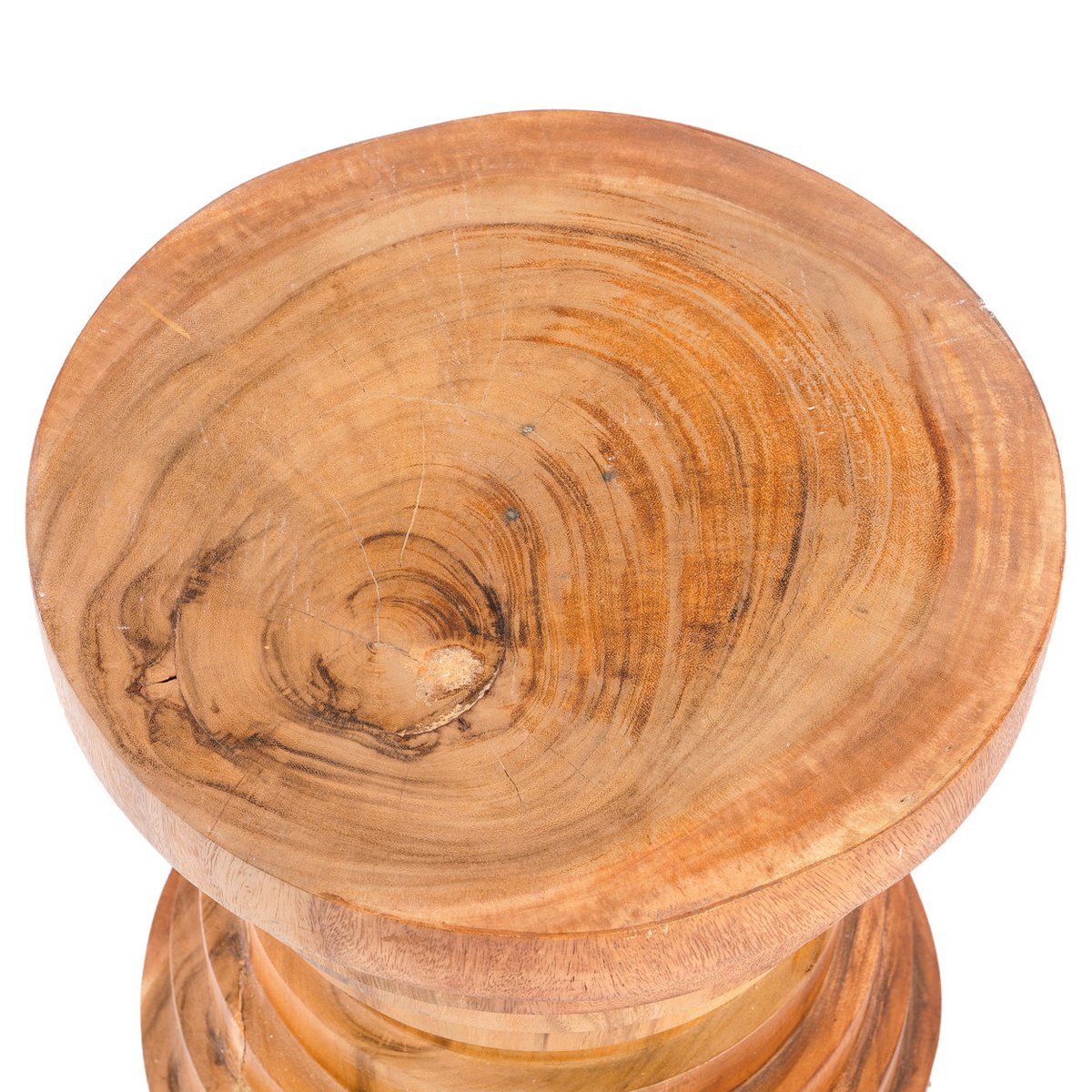 Natuurlijke houten kruk Mazu naturel