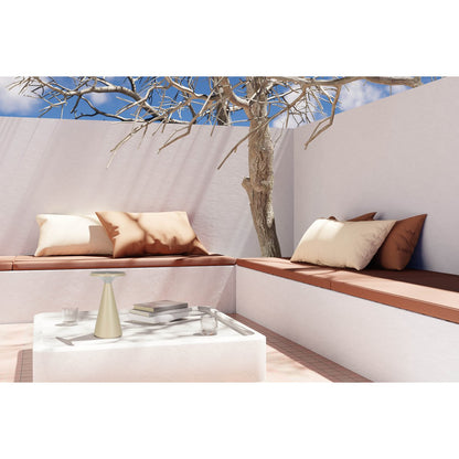 Solar Tafellamp Palu Beige - 20 cm (Binnen/Buiten)