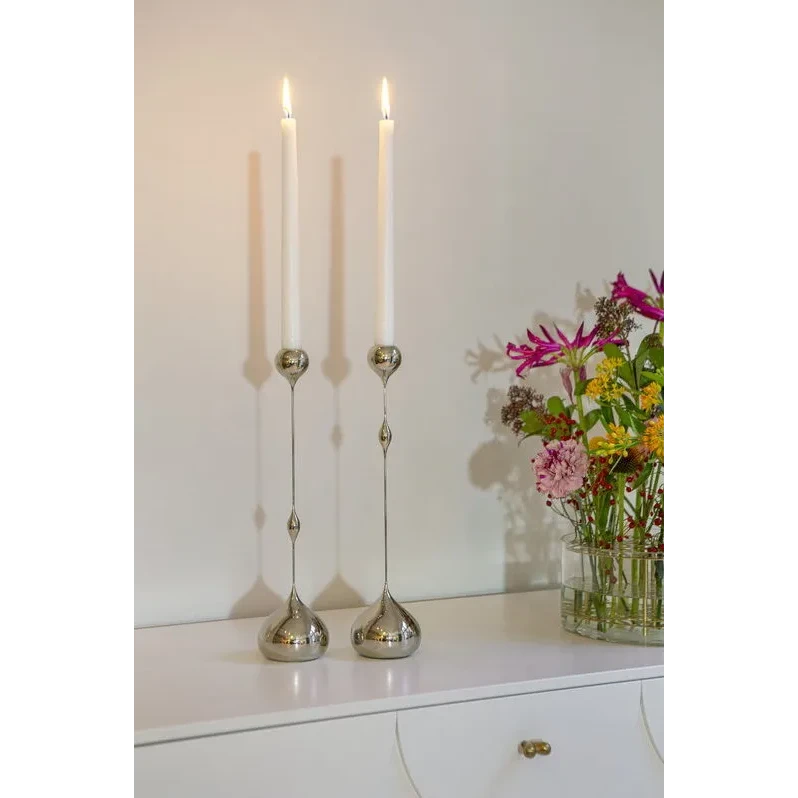 Ijzeren kandelaarset Olivarez (set van 3)