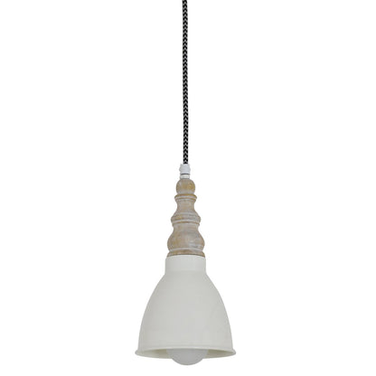Metalen Hanglamp Delhi Beige (E27) - OutHome