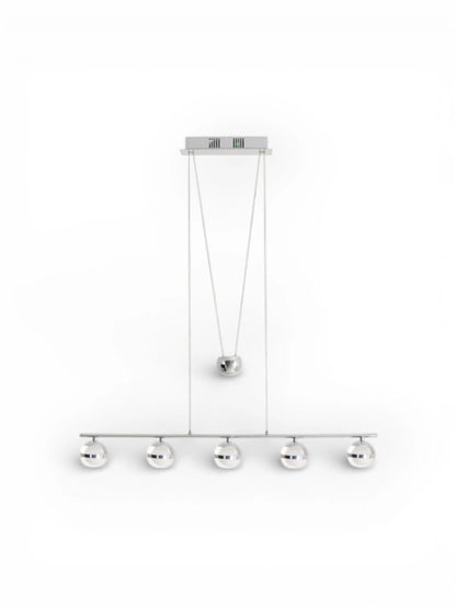 LED Hanglamp Bol Chroom - OutHome