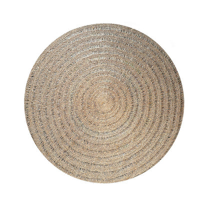 Ronde zeegrastapijt naturel - 200 cm