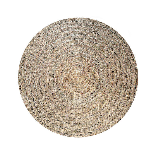 Ronde zeegrastapijt naturel - 200 cm