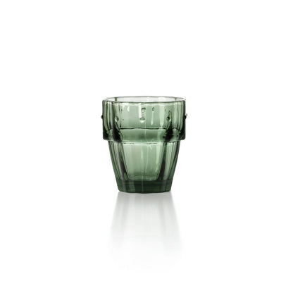Glazen drinkglas Stack-a-Cactus groen (Set van 4)