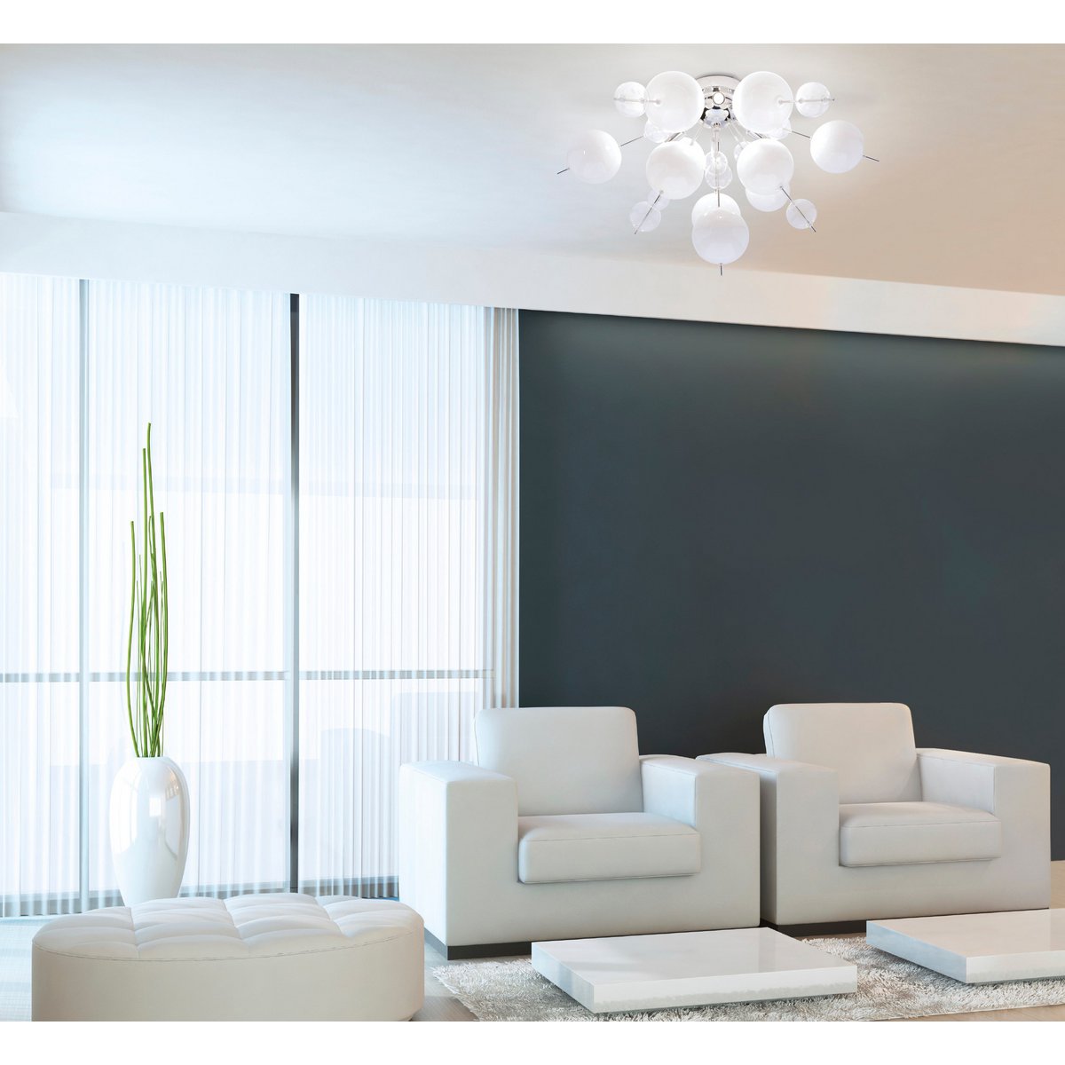 Plafondlamp Explosie Wit - Ø 57 cm (G9) - OutHome