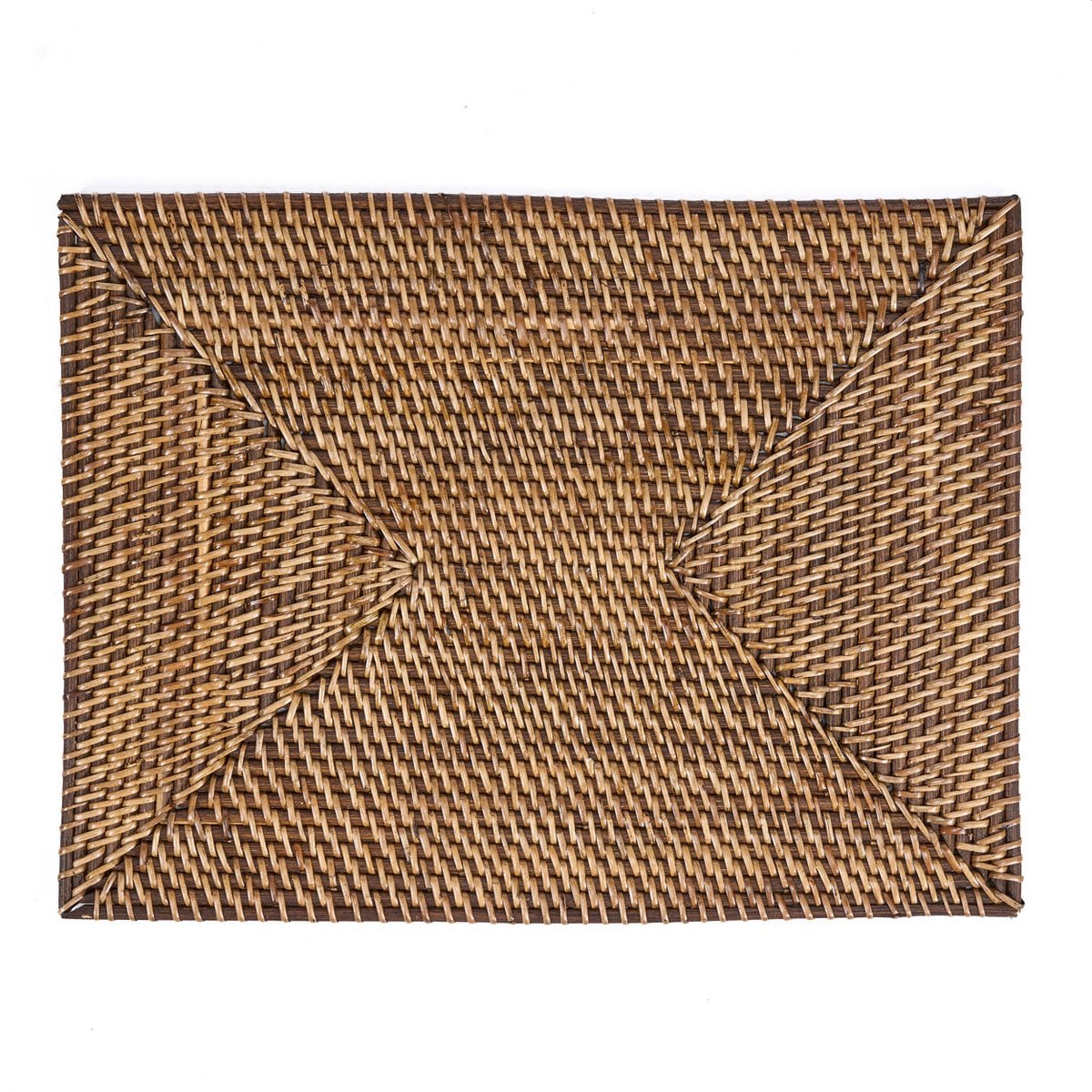 Rotan placemat Koloniale natuurlijk bruin - 30x40 cm