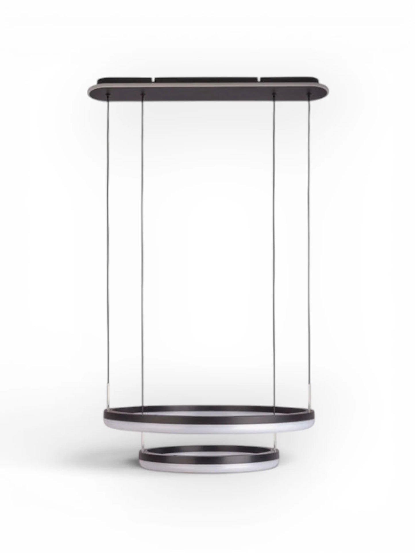 LED Hanglamp Circulo Zwart/Zand - Ø 60 cm (CCT)