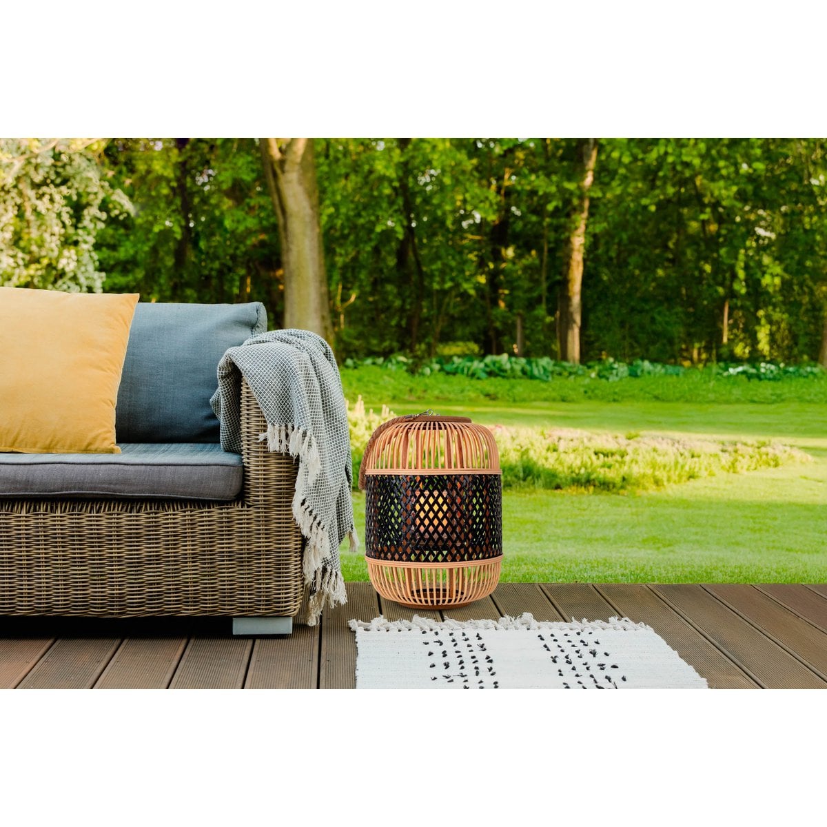 Rotan Solar Lantaarn "Palma" - OutHome