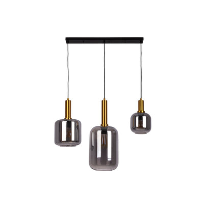 Hanglamp Fumo 3-Lichts Zwart - 82 cm (E14)