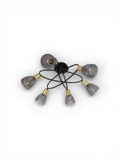Plafondlamp Lindita 6-Spots (excl. lampen)