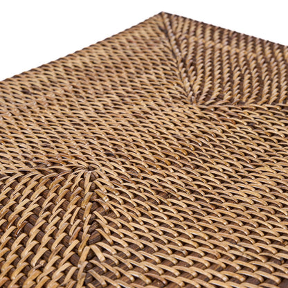 Rotan placemat Koloniale natuurlijk bruin - 30x40 cm