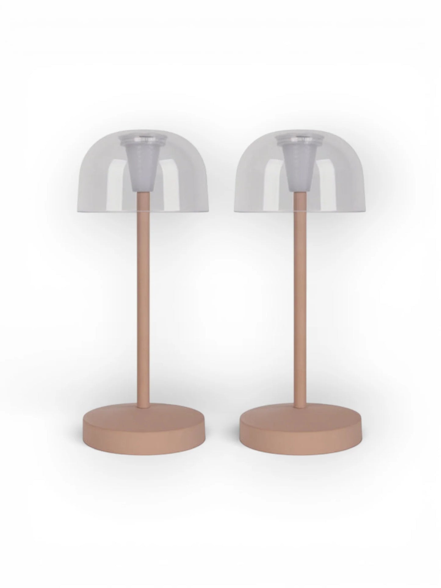 LED Acculamp Gomba Amandel Mat (Set van 2) - 18,5 cm