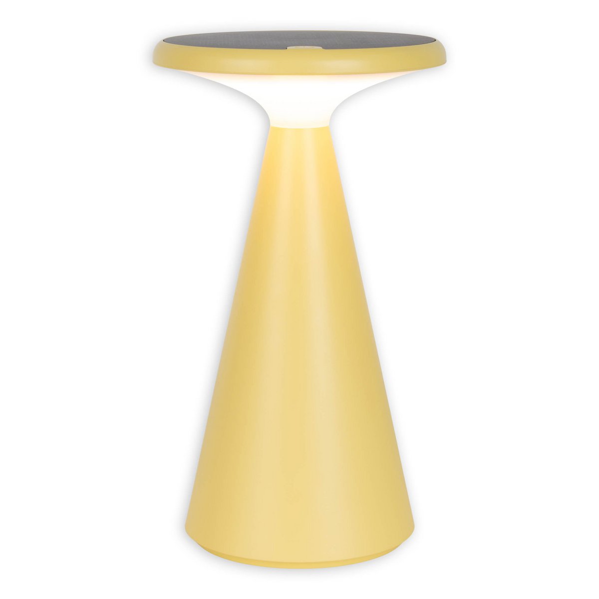 Solar Tafellamp Palu Geel - 20 cm (Binnen/Buiten)