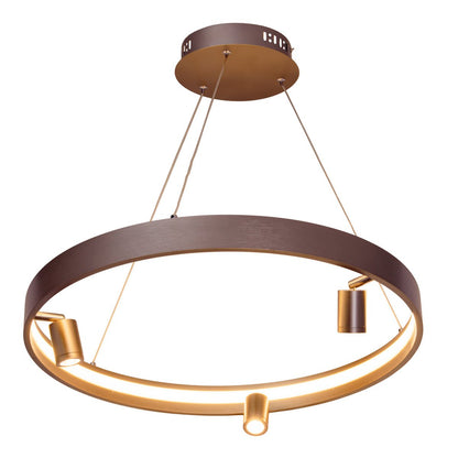 LED Hanglamp Tristan Staal - Ø 58 cm