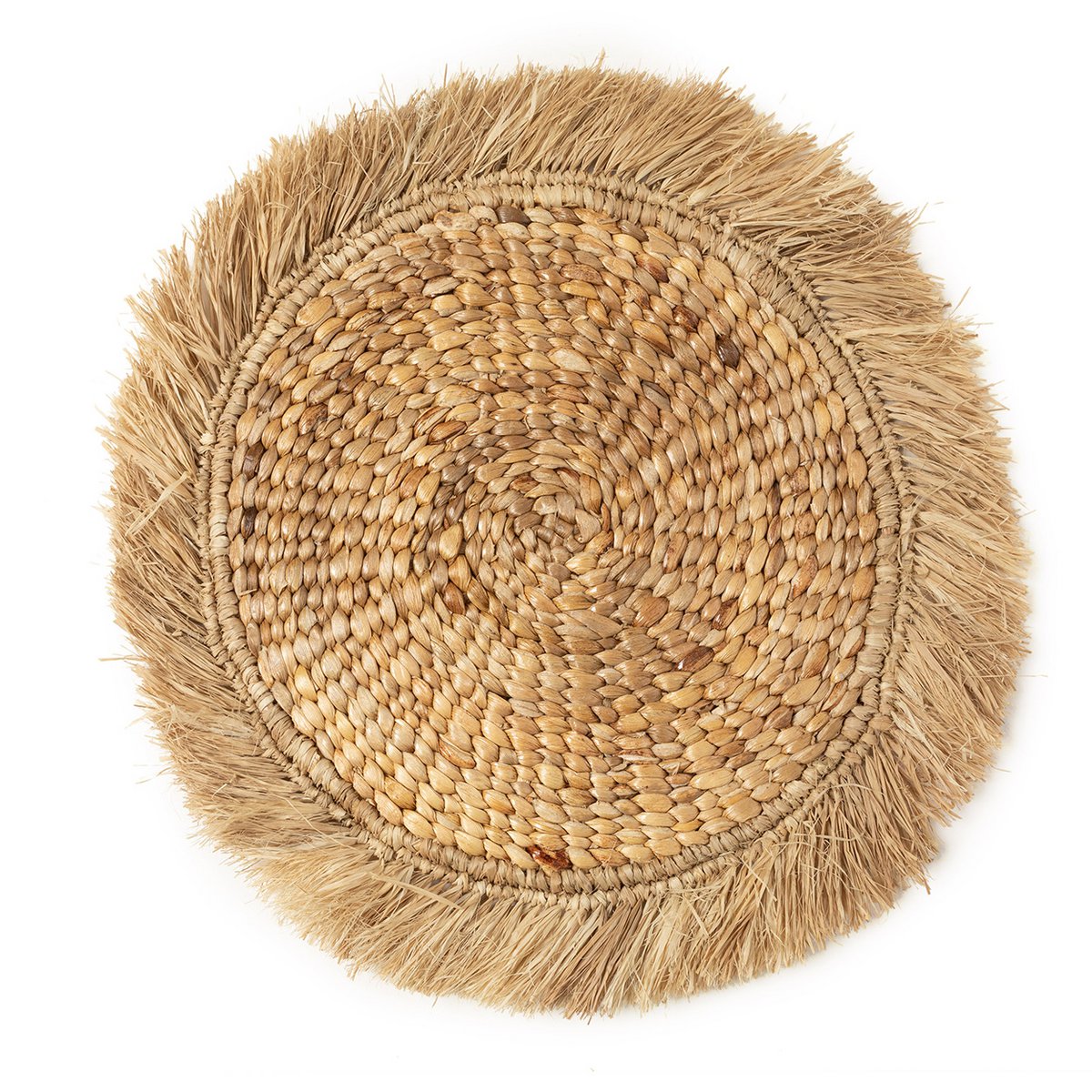 Placemat Waterhyacint raffia naturel - 45 cm