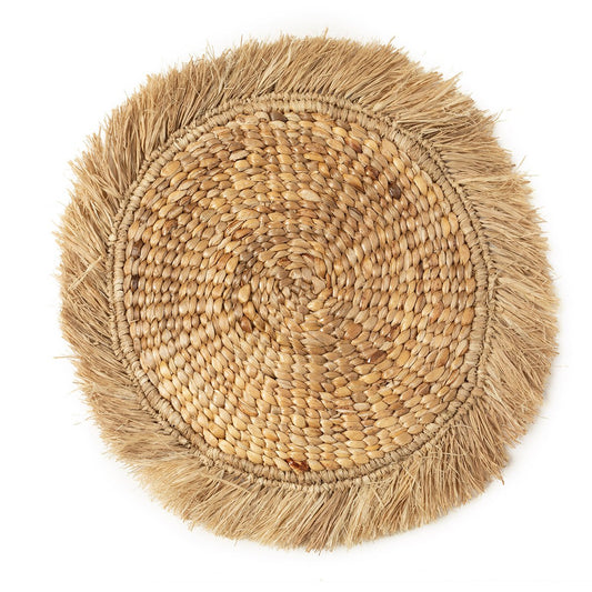 Placemat Waterhyacint raffia naturel - 45 cm