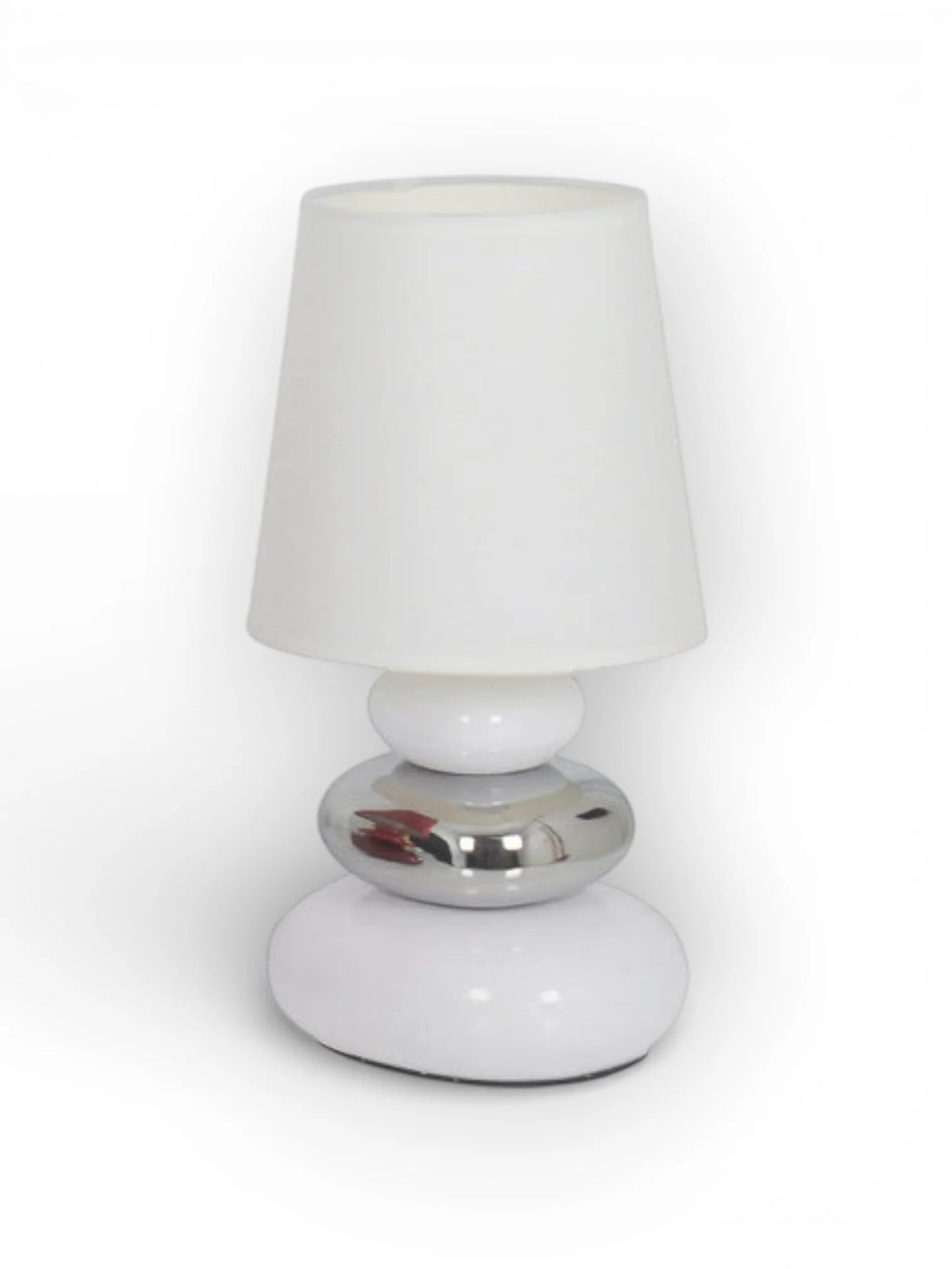 Keramische Tafellamp Stoney Wit - 31 cm (E14)