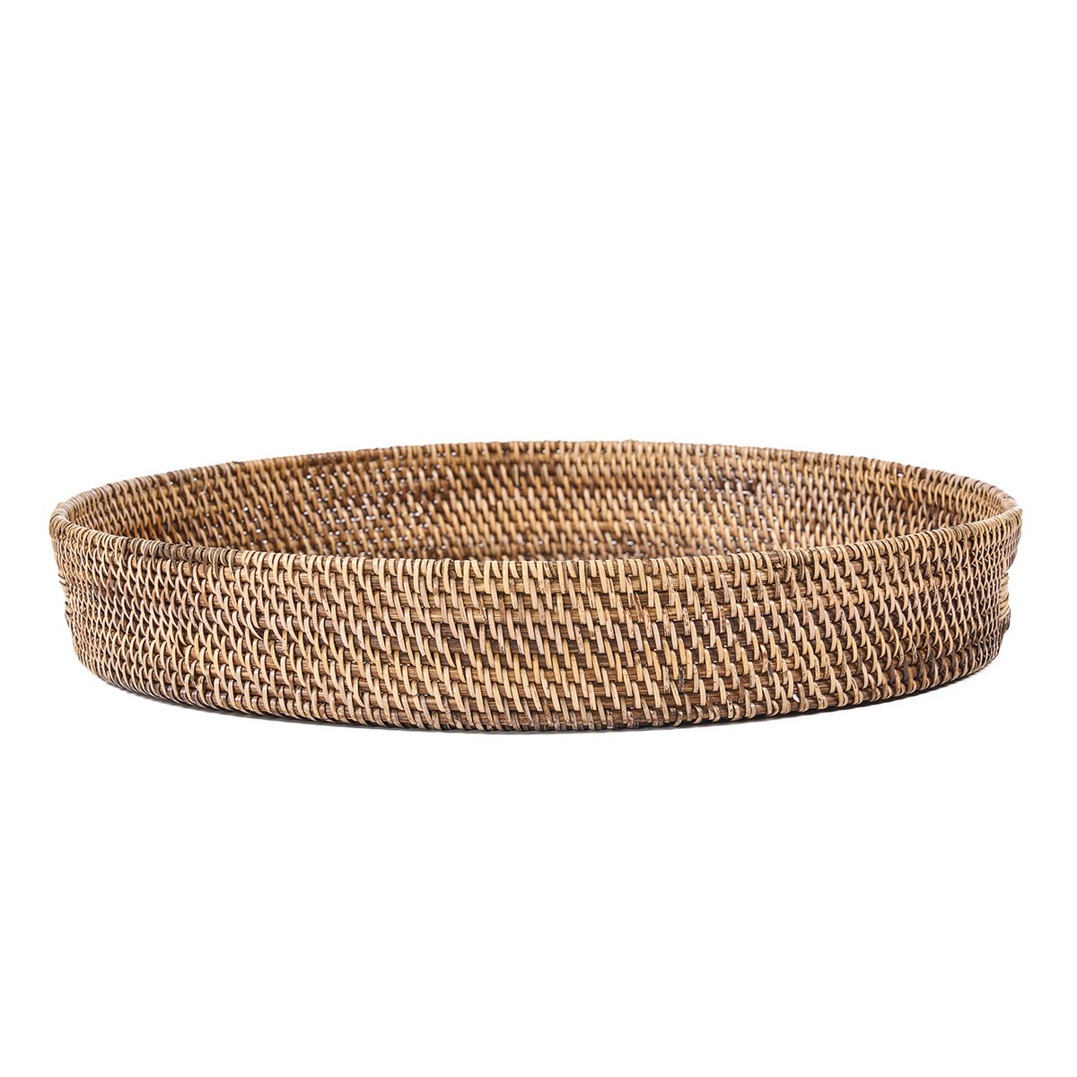 Rotan dienblad Carry-all natuurlijk bruin - L