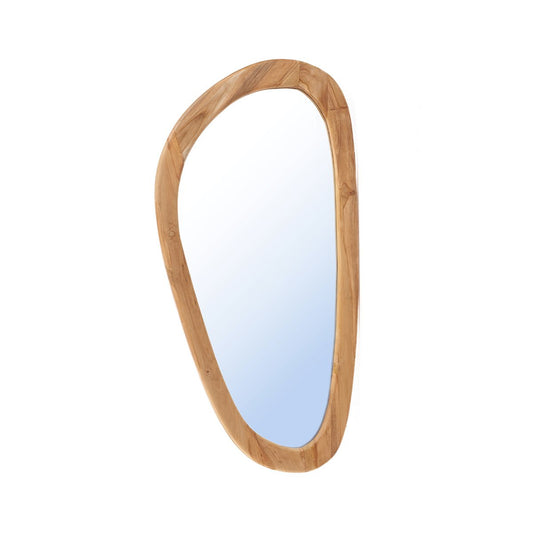 Teakhouten spiegel The organic mirror naturel - XL
