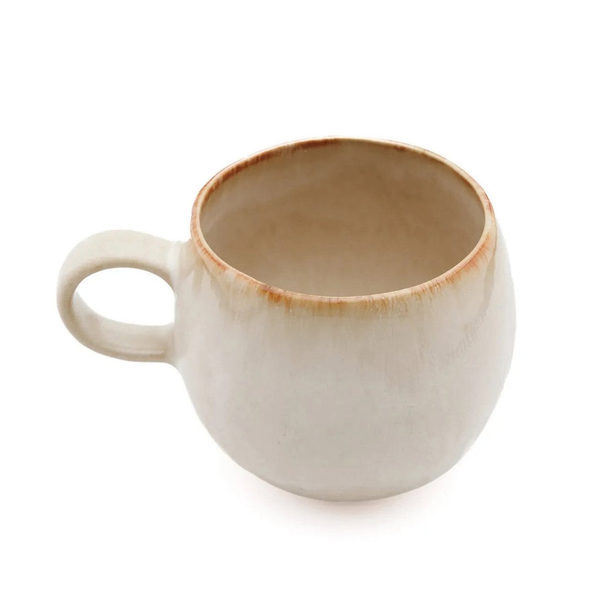 Porseleinen mok Cascais creme (Set van 6)