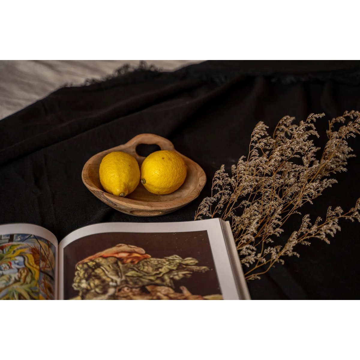 Teakhouten schaal The bowl tray naturel
