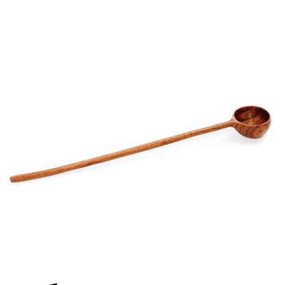Teak doseerlepel Wortel bruin