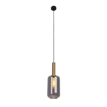 Hanglamp Fumo 1-Lichts Zwart - 150 cm (E27)