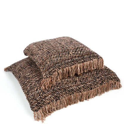 Katoen kussenhoes Oh my gee zwart koper - 60x60 cm