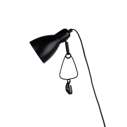 Klemlamp Mara Mat Zwart - 28 cm (E14)