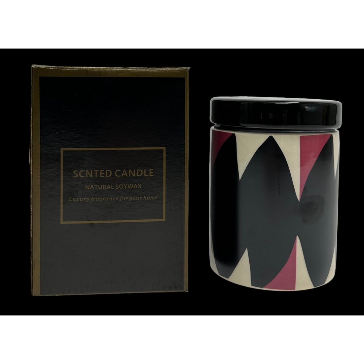 Geurkaars natuurlijke sojawas Luxe naturel - 13,5 cm