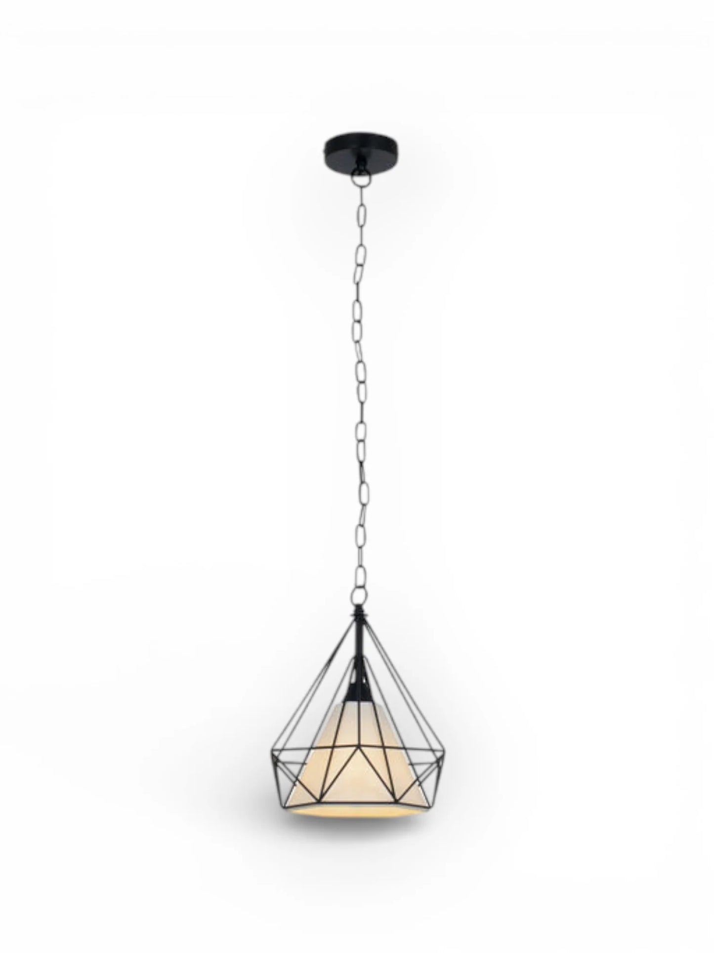 Metalen Hanglamp Alex Zwart - Ø 29 cm