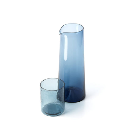 Glazen beker Azure blauw