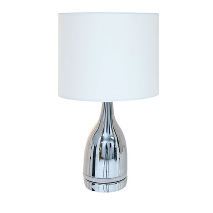 LED Tafellamp Cosima Chroom/Wit - 43,5 cm (E14)