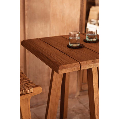 Teakhouten bartafel Cheers naturel