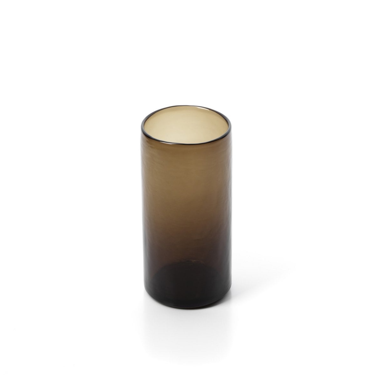 Glazen tumbler Dusk houtskool - L